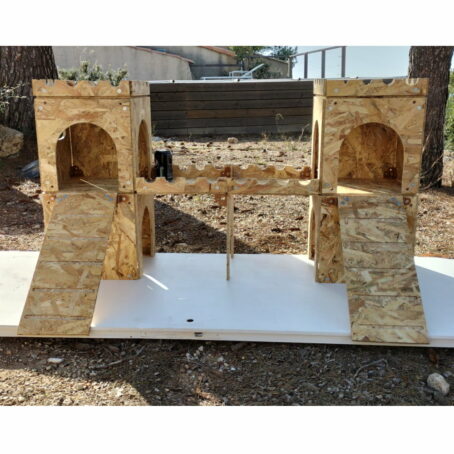 01 - ModuloNAC - Le Château XL 4 en 1 pour lapin – Image 3