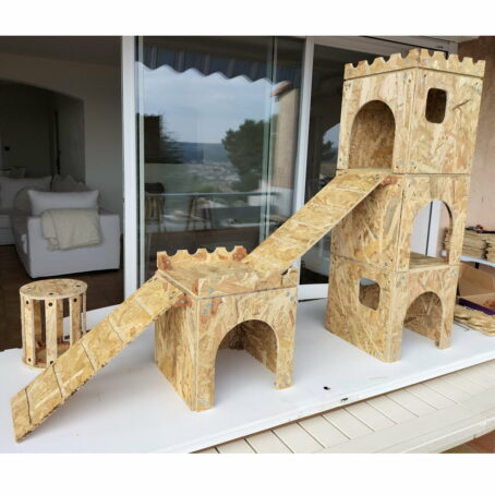 01 - ModuloNAC - Le Château XL 4 en 1 pour lapin – Image 5