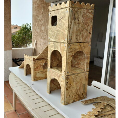 01 - ModuloNAC - Le Château XL 4 en 1 pour lapin – Image 4