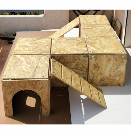01 - ModuloNAC - Le Château XL 4 en 1 pour lapin – Image 6