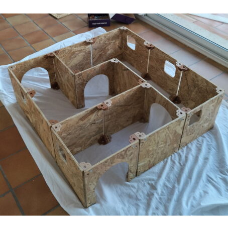01 - ModuloNAC - Le Château XL 4 en 1 pour lapin – Image 8